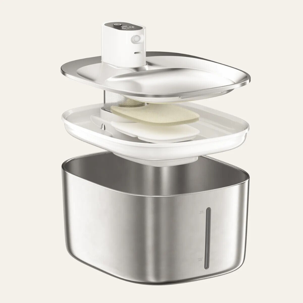 PuhdasPuro juomalähde – Aina raikasta ja suodatettua vettä kissallesi