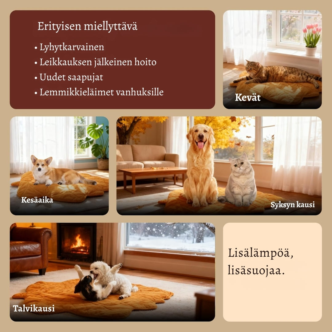 LämpöTassu – Lämmin ja turvallinen peti lemmikillesi talven kylmiin päiviin